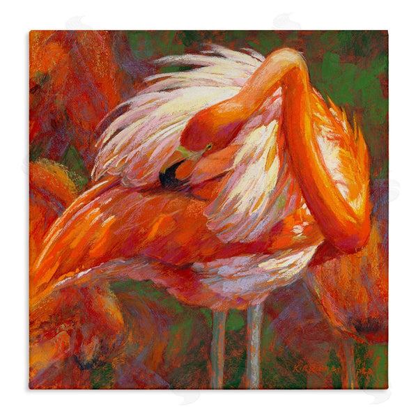 stupell industries Rita Kirkman | Preening Flamingo Wildlife Nature Wall Art