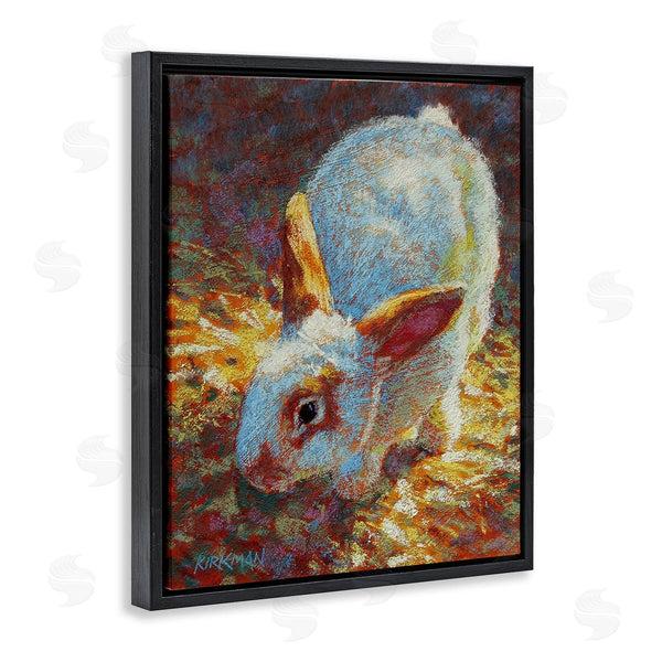 Stupell Industries Rita Kirkman | Rabbit Pointillism Portrait Wall Art