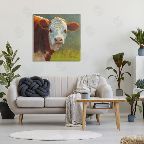 Stupell Industries Rita Kirkman | Rural Wildlife Cow Portrait Wall Art