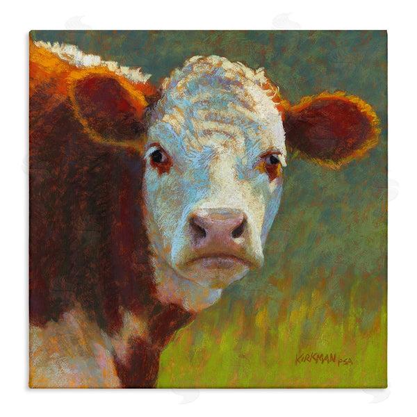 stupell industries Rita Kirkman | Rural Wildlife Cow Portrait Wall Art