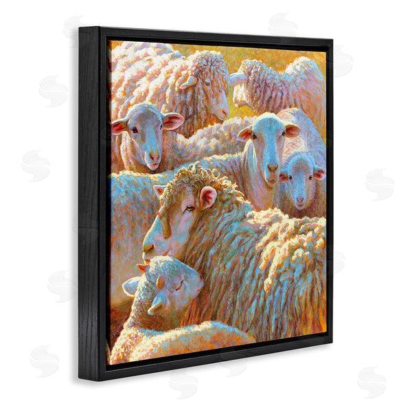 Stupell Industries Rita Kirkman | Sheep Herd Farm Animals Wall Art