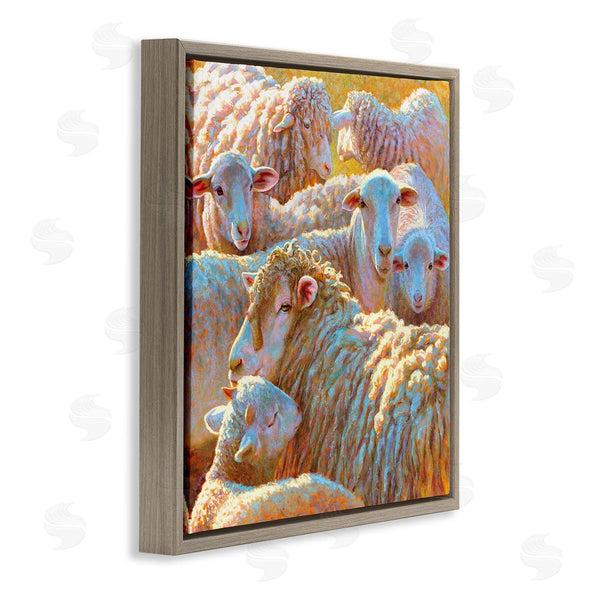 Stupell Industries Rita Kirkman | Sheep Herd Farm Animals Wall Art