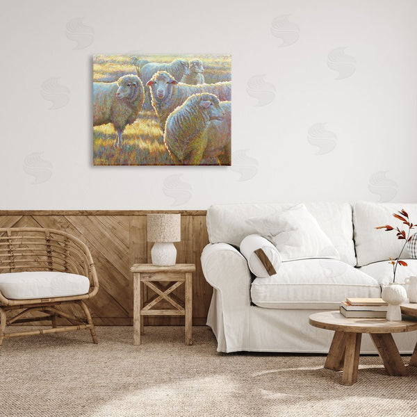 Stupell Industries Rita Kirkman | Sheep Herd Grazing Grassland Wall Art