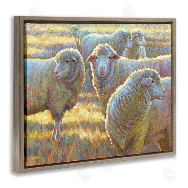 Stupell Industries Rita Kirkman | Sheep Herd Grazing Grassland Wall Art