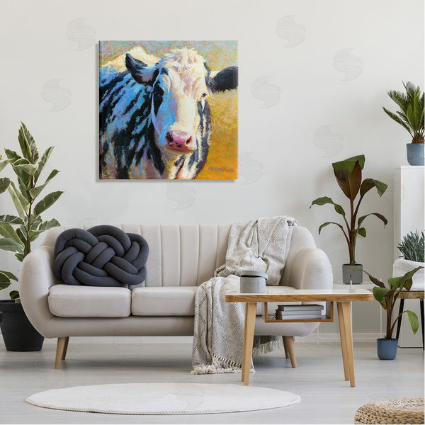 Stupell Industries Rita Kirkman | Spotted Cow Animal Portrait Wall Art