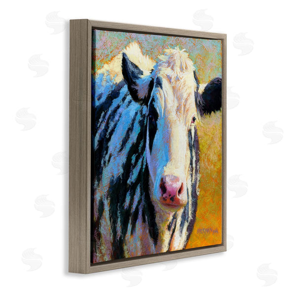 Stupell Industries Rita Kirkman | Spotted Cow Animal Portrait Wall Art