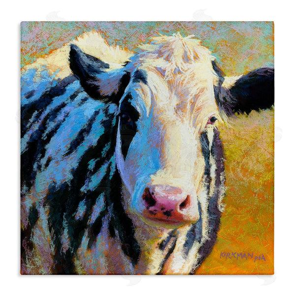 stupell industries Rita Kirkman | Spotted Cow Animal Portrait Wall Art
