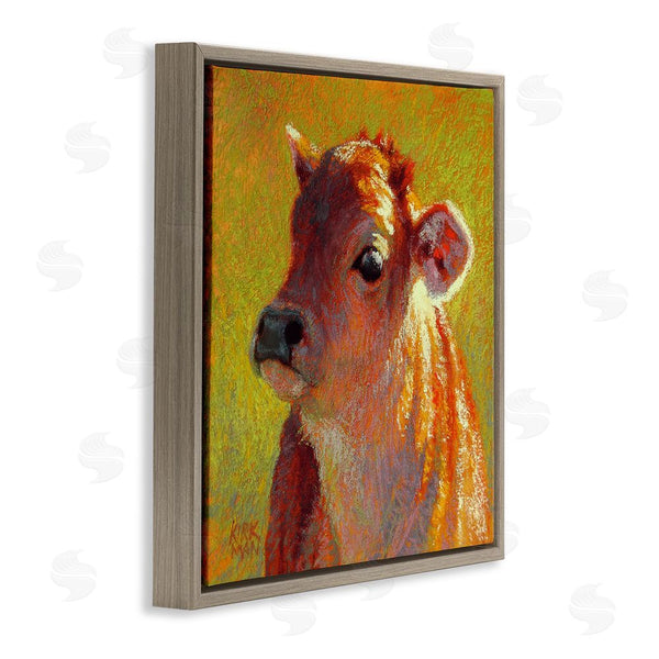 Stupell Industries Rita Kirkman | Sunlit Calf Painting Wall Art
