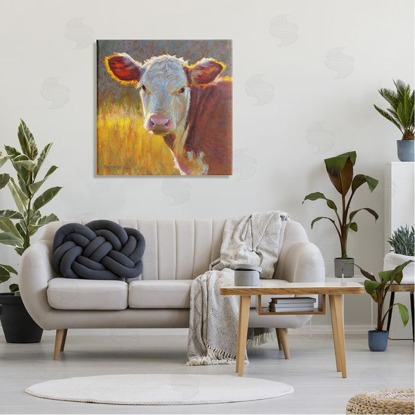 Stupell Industries Rita Kirkman | Sunlit Farm Animal Cattle Wall Art