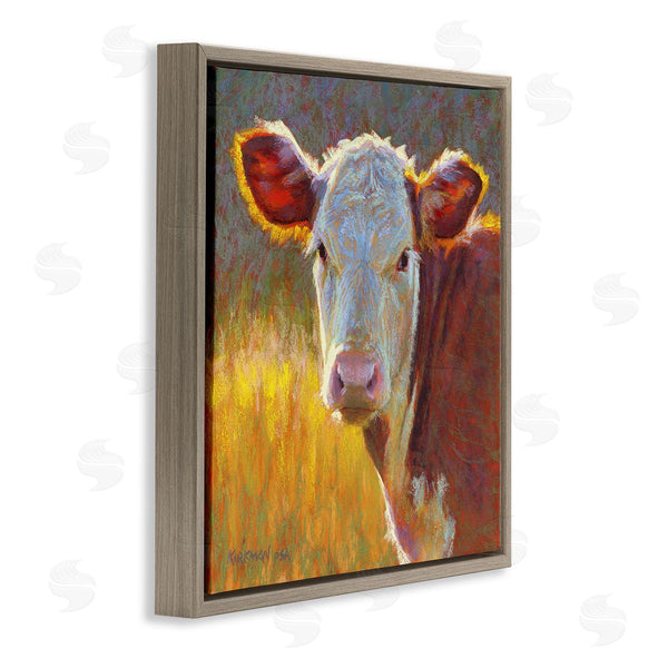 Stupell Industries Rita Kirkman | Sunlit Farm Animal Cattle Wall Art