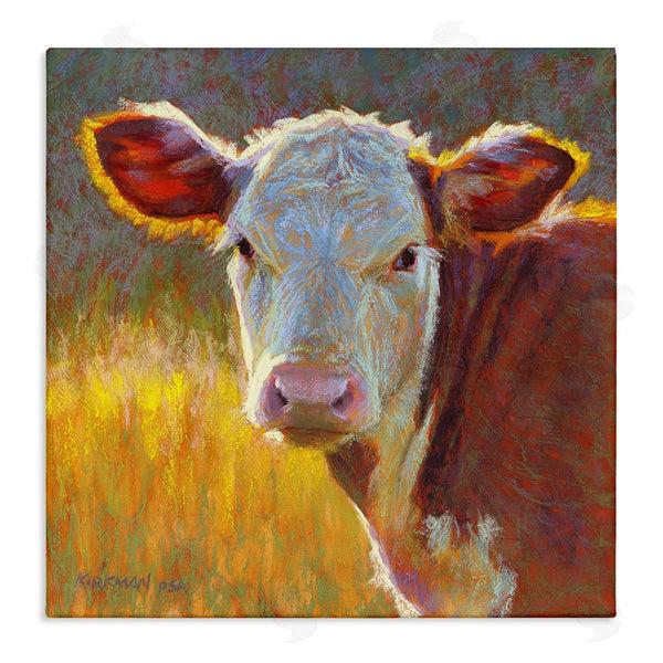 stupell industries Rita Kirkman | Sunlit Farm Animal Cattle Wall Art