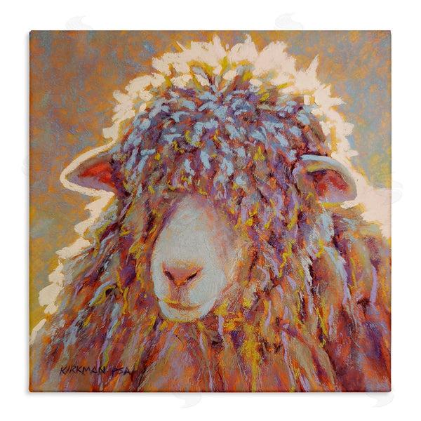 stupell industries Rita Kirkman | Wooly Sheep Animal Portrait Wall Art