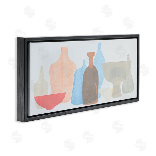 Stupell Industries Rob Delamater | Abstract Pottery Soft Pink Blue