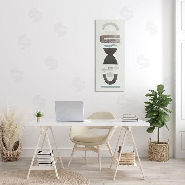 Stupell Industries Rob Delamater | Bohemian Totem Shapes Stacked Arrows Arches Wall Art