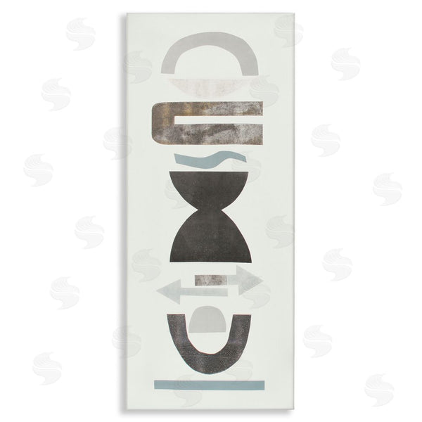 stupell industries Rob Delamater | Bohemian Totem Shapes Stacked Arrows Arches Wall Art