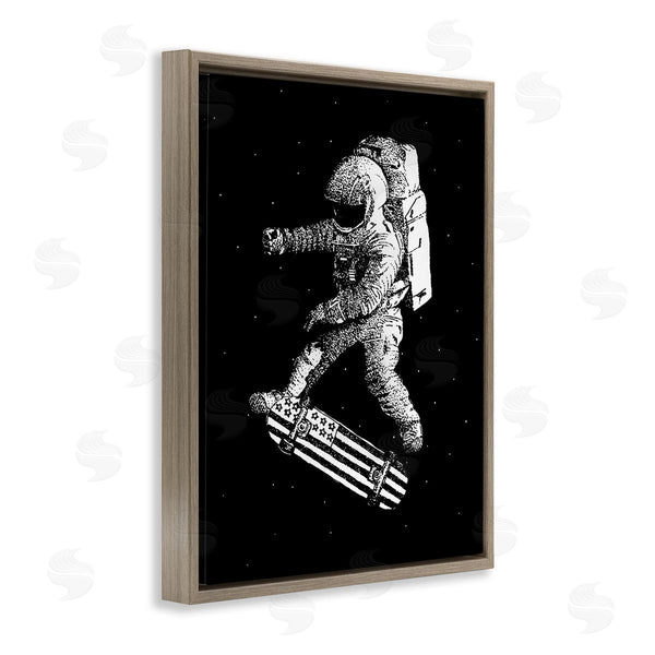 Stupell Industries Robert Farkas | USA Astronaut Skateboarding