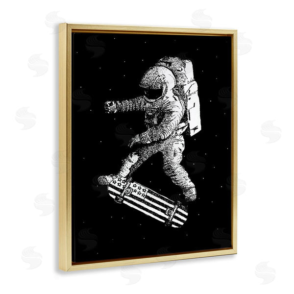 Stupell Industries Robert Farkas | USA Astronaut Skateboarding