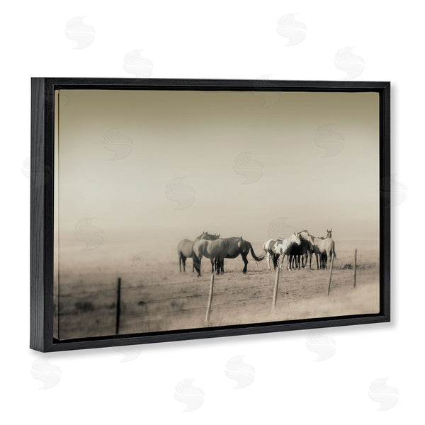Stupell Industries Roberta Murray | The Herd Monochrome Horses