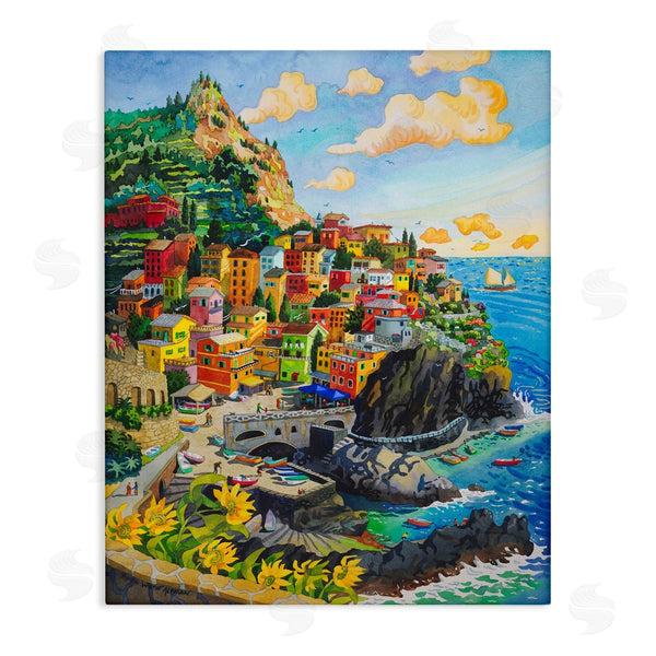 stupell industries Robin Altman | Cinque Terre View Wall Art