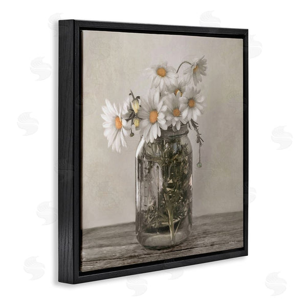 Stupell Industries Robin-Lee Viera | Joy In A Jar Daisies Wall Art