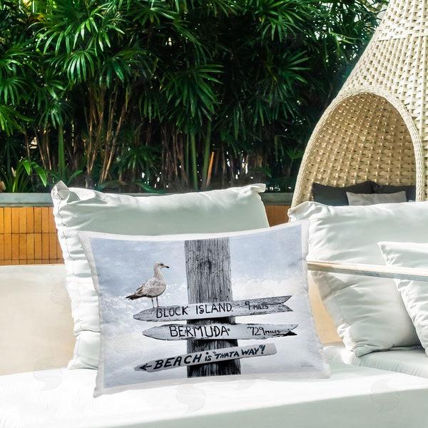 Stupell Industries Robin-Lee Viera | Vacation Beach Signs With Seagull