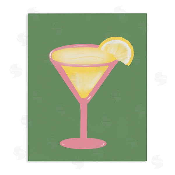 stupell industries Robin Maria | Lemon Drop Glass over Green Wall Art