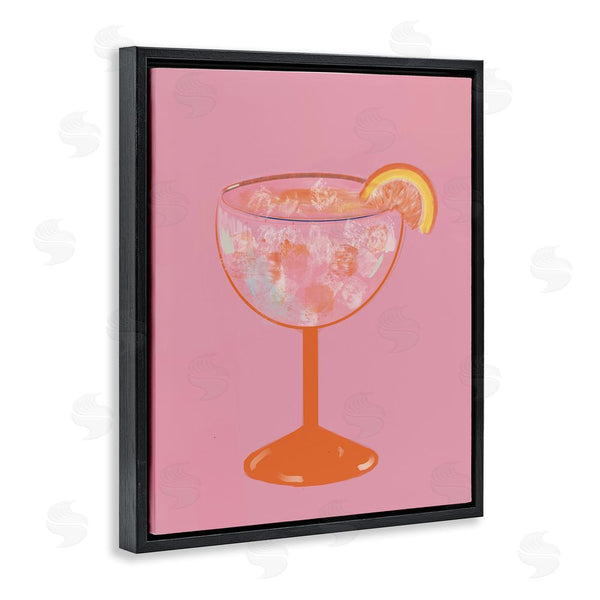 Stupell Industries Robin Maria | Paloma Glass Over Pink Wall Art