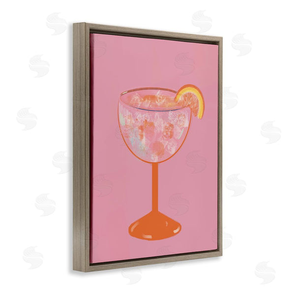 Stupell Industries Robin Maria | Paloma Glass Over Pink Wall Art