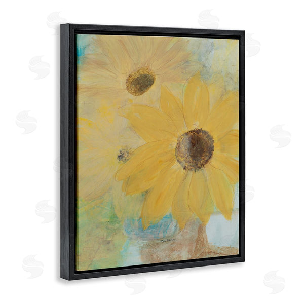 Stupell Industries Robin Maria | Sunflower Florals Abstract Still Life Summer Farm Flowers Wall Art