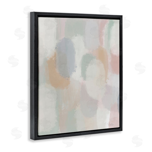 Stupell Industries Robin Maria | Tranquil Pastel Abstract Painting Soft Pink Beige Shapes Wall Art