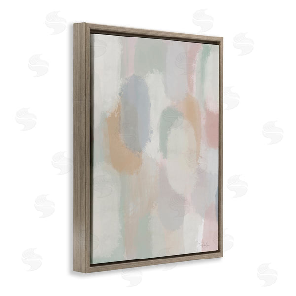 Stupell Industries Robin Maria | Tranquil Pastel Abstract Painting Soft Pink Beige Shapes Wall Art