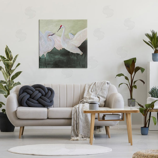 Stupell Industries Robin Maria | White Sandhill Cranes Wall Art