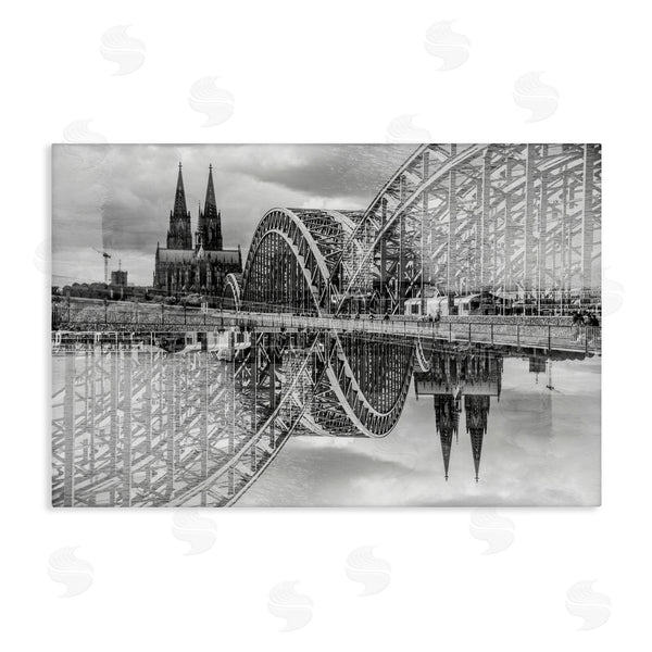 stupell industries Robin Vandenabeele | Bridge & Cathedral Reflection