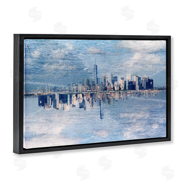 Stupell Industries Robin Vandenabeele | City Skyline Reflection