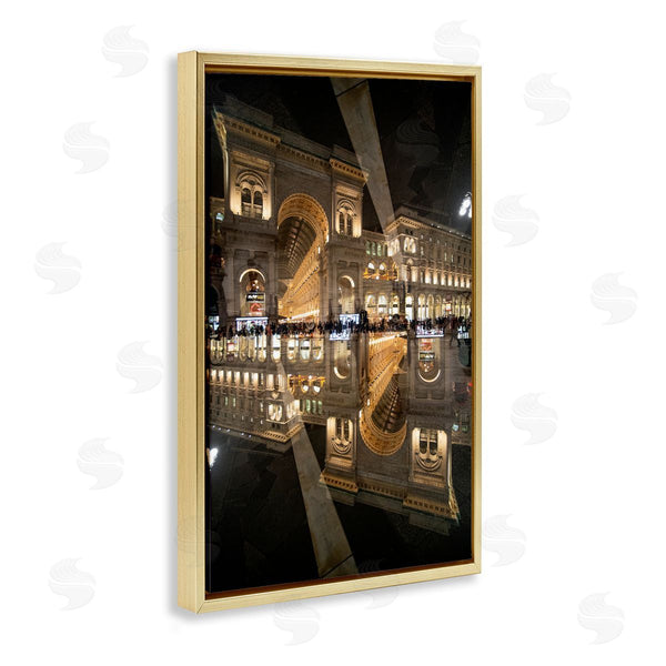 Stupell Industries Robin Vandenabeele | Illuminated Architecture Symmetry