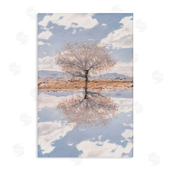 stupell industries Robin Vandenabeele | Lone Tree & Clouds Reflection