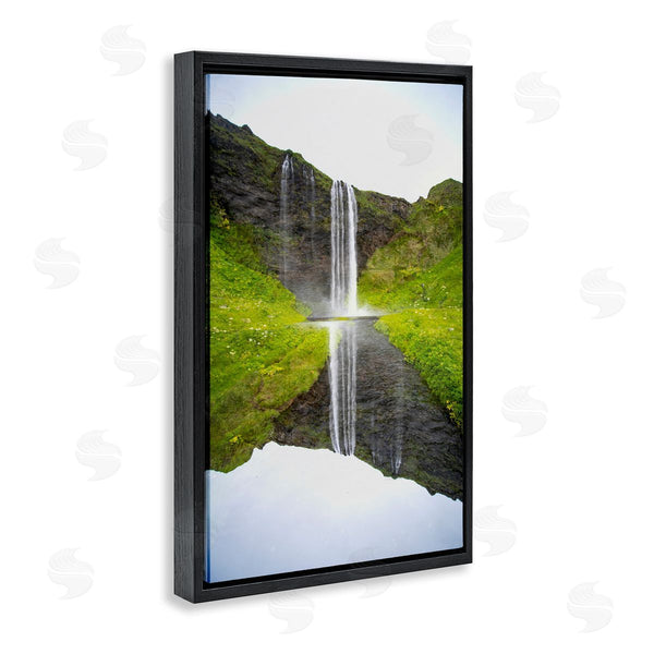 Stupell Industries Robin Vandenabeele | Lush Waterfall Reflection