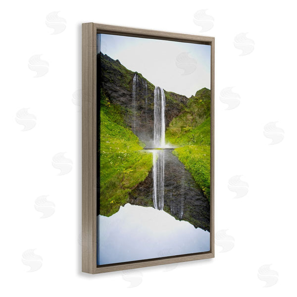 Stupell Industries Robin Vandenabeele | Lush Waterfall Reflection
