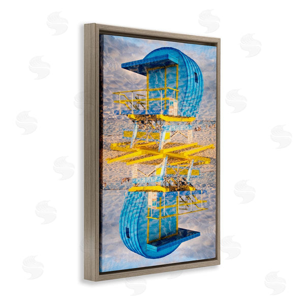 Stupell Industries Robin Vandenabeele | Miami Beach Lifeguard Reflection