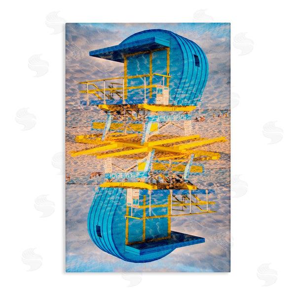 stupell industries Robin Vandenabeele | Miami Beach Lifeguard Reflection