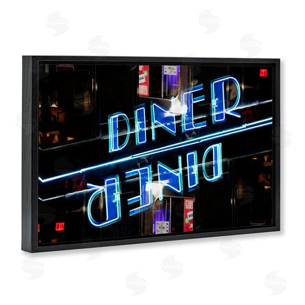 Stupell Industries Robin Vandenabeele | Neon Diner Sign Reflection