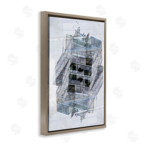 Stupell Industries Robin Vandenabeele | Overlapping Building Layers