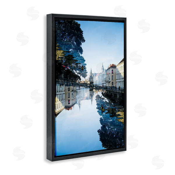 Stupell Industries Robin Vandenabeele | Surreal Reflection Of Canal