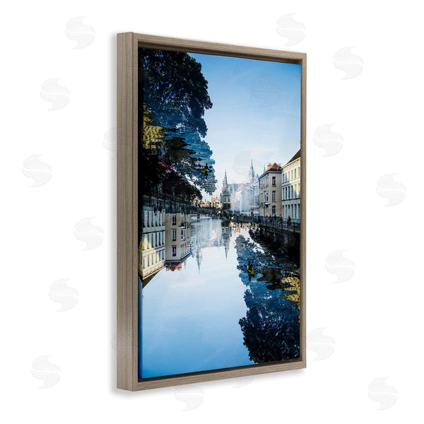 Stupell Industries Robin Vandenabeele | Surreal Reflection Of Canal