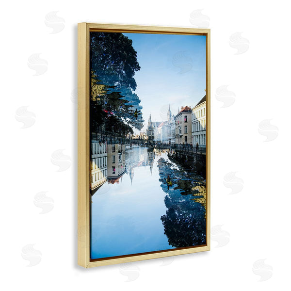 Stupell Industries Robin Vandenabeele | Surreal Reflection Of Canal