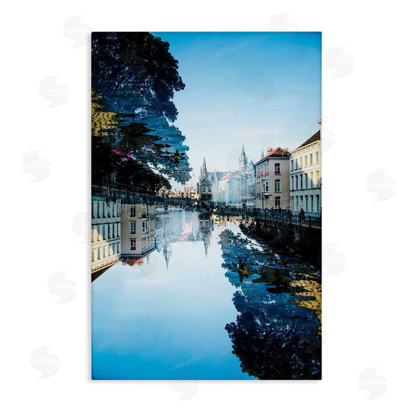 stupell industries Robin Vandenabeele | Surreal Reflection of Canal