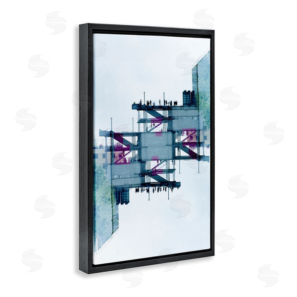 Stupell Industries Robin Vandenabeele | Symmetrical Industrial Structure