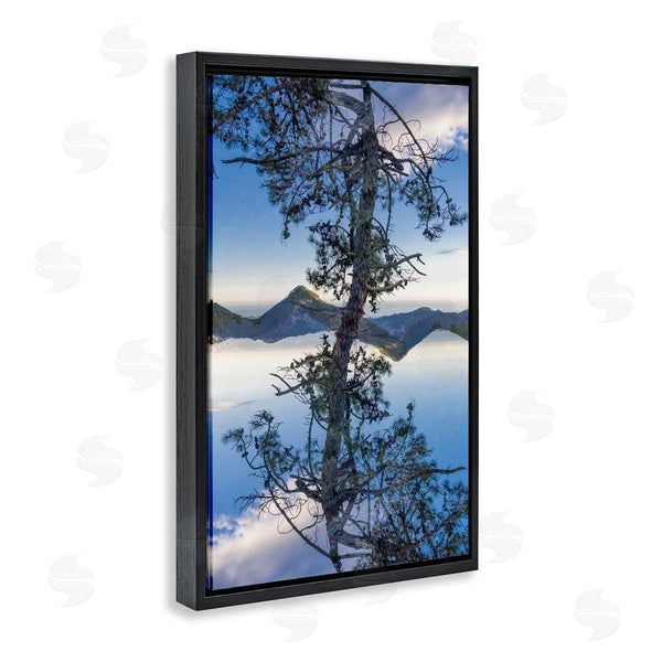 Stupell Industries Robin Vandenabeele | Tree & Mountain Symmetry