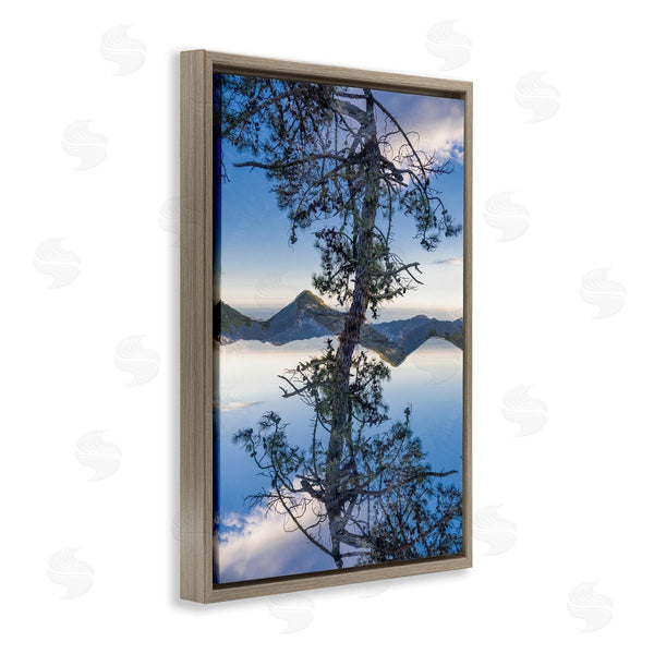 Stupell Industries Robin Vandenabeele | Tree & Mountain Symmetry