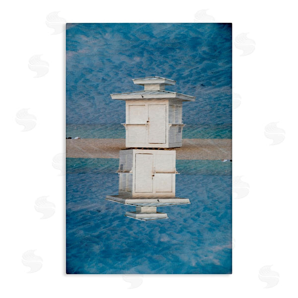 stupell industries Robin Vandenabeele | Vertical Symmetry Beach Hut